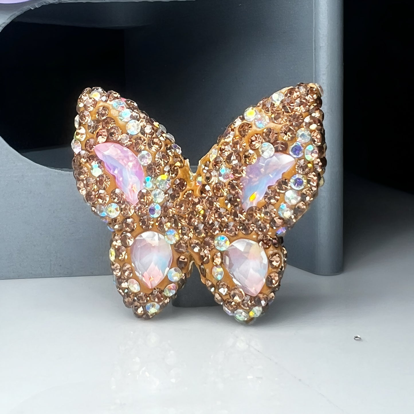 Butterfly Rhinestone Bead