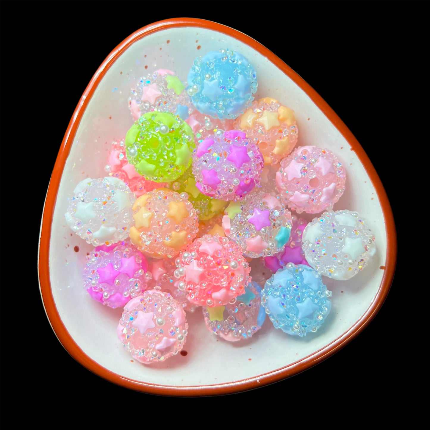Star Sugar 18mm Beads