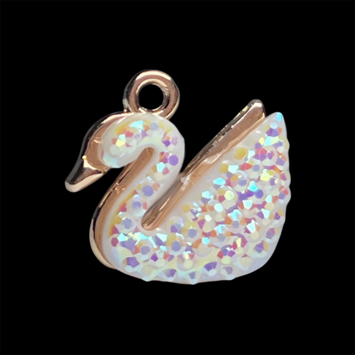Gold White Swan