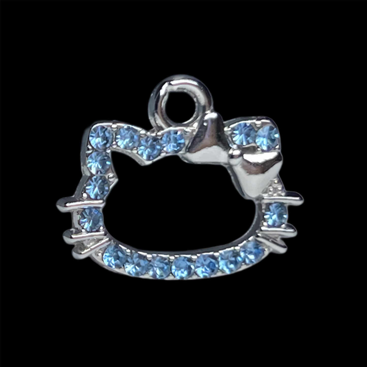 Gold HK Rhinestone Head Charm