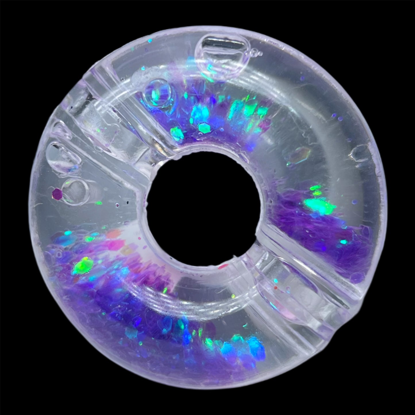 Water Donut Floaty Acrylic Bead Mix