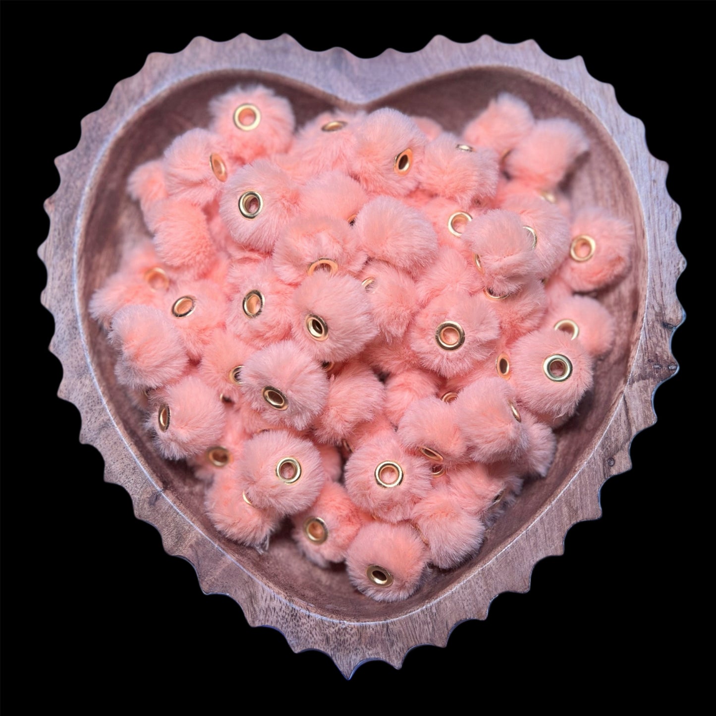 Fuzzy Spacer Beads