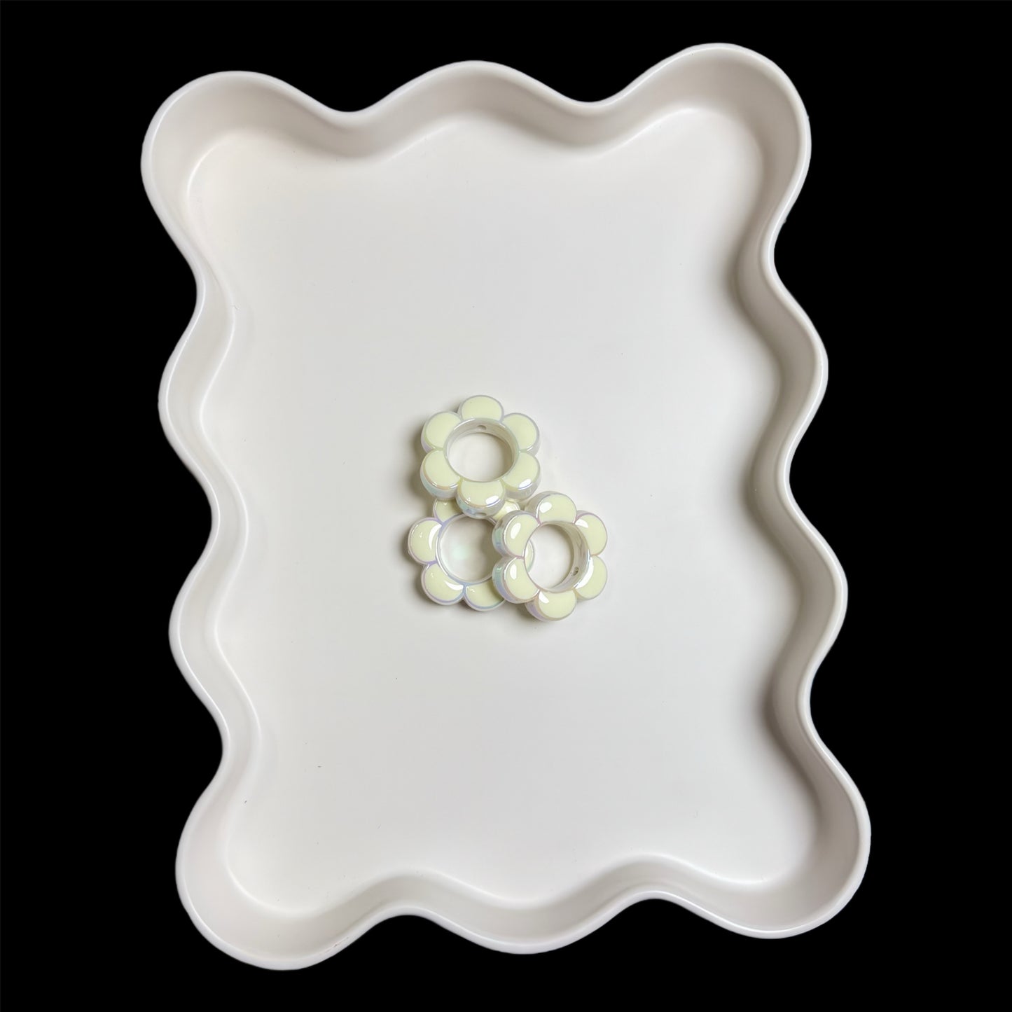 UV White Acrylic Flower Frames