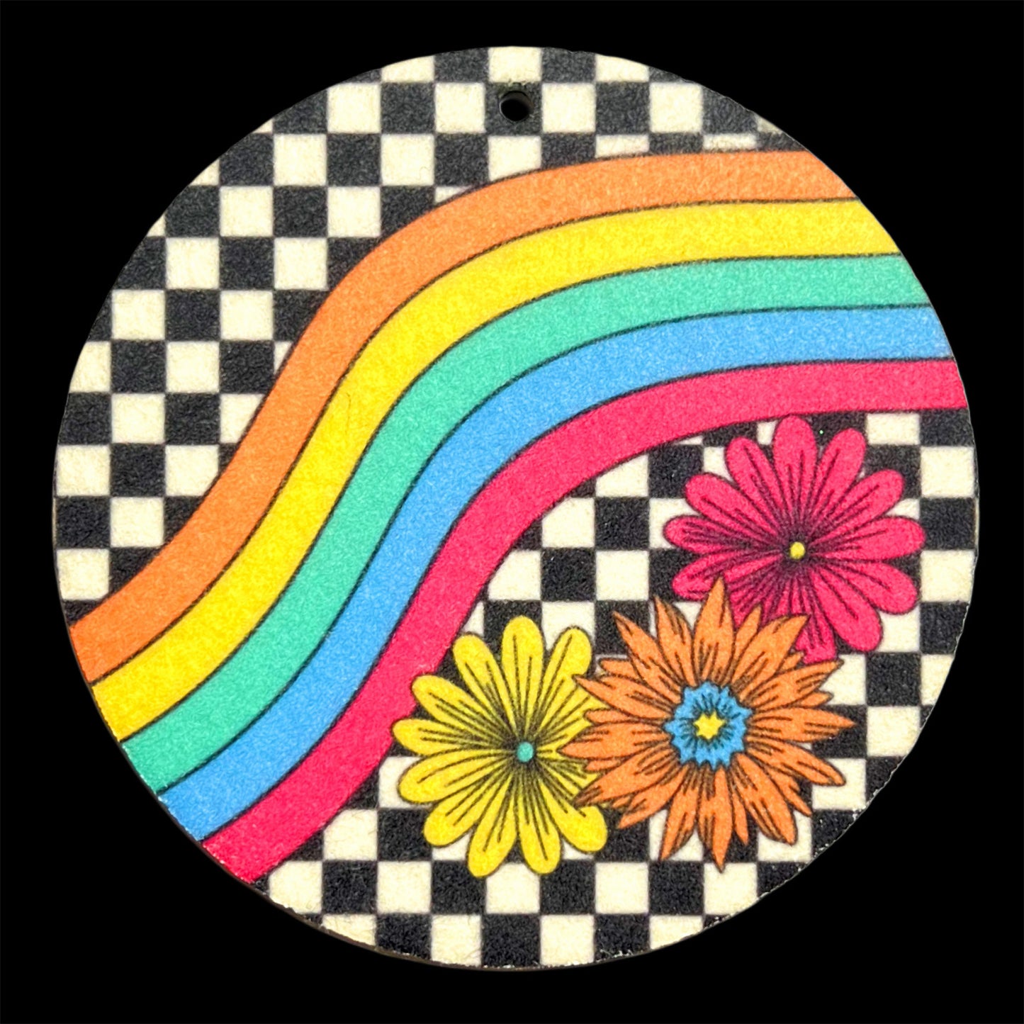 Checkered Rave Freshie