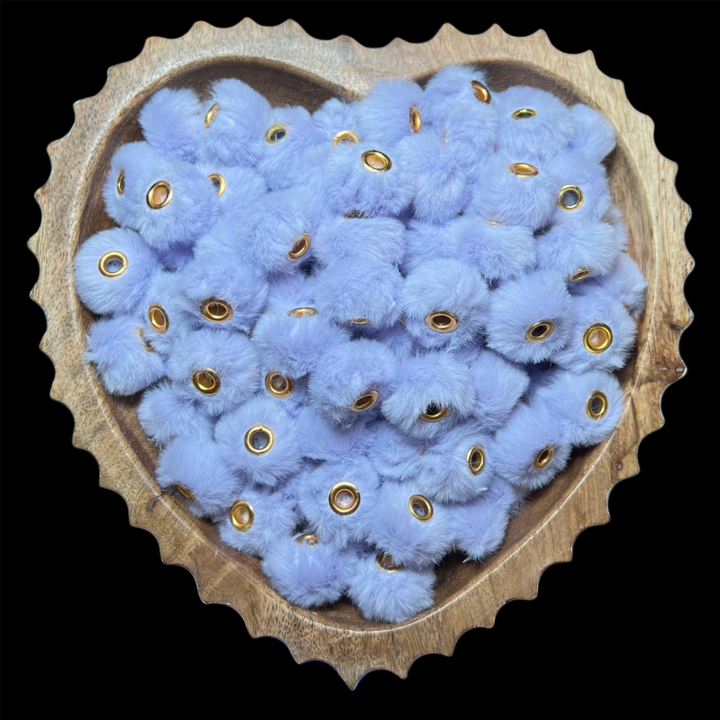 Fuzzy Spacer Beads