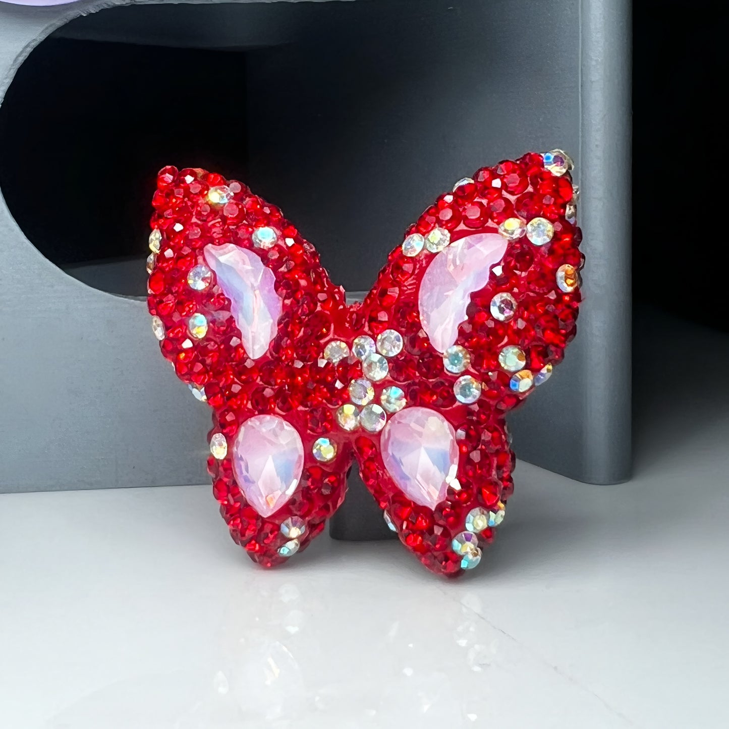 Butterfly Rhinestone Bead