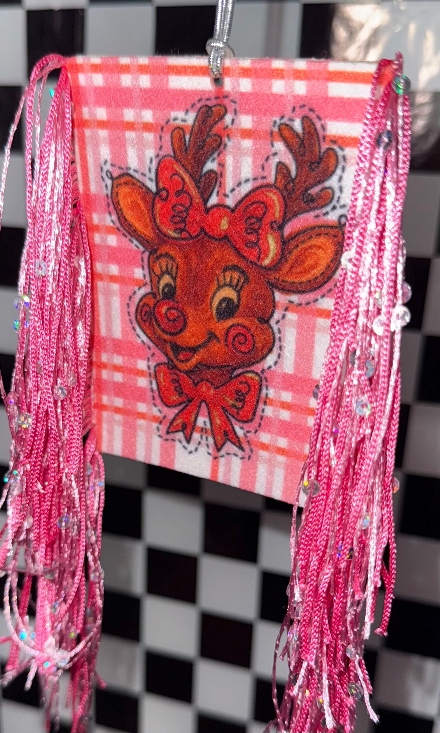 Vintage Rudolph Felt Freshie