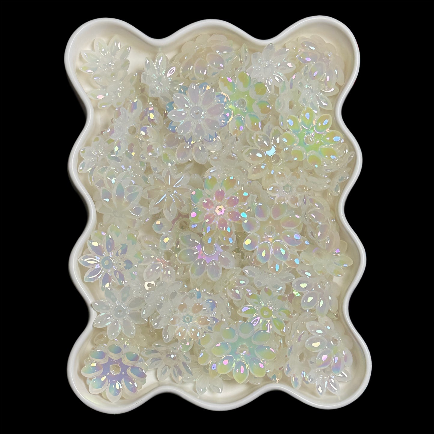 "UV White" Lotus Bead Set