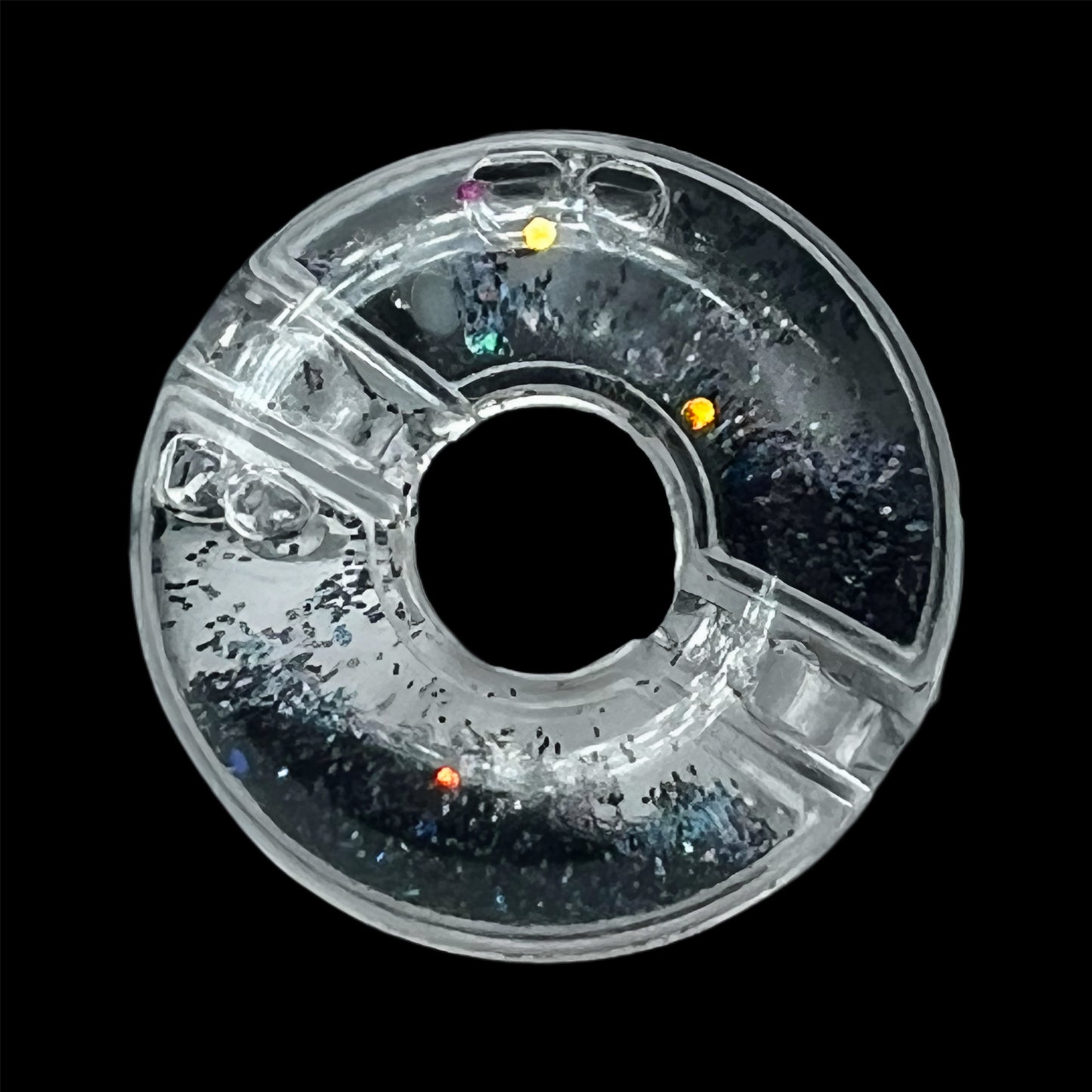 Water Donut Floaty Acrylic Bead Mix