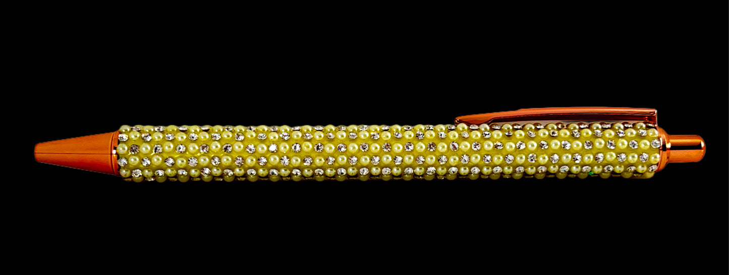 Pearl Rhinestone Pen