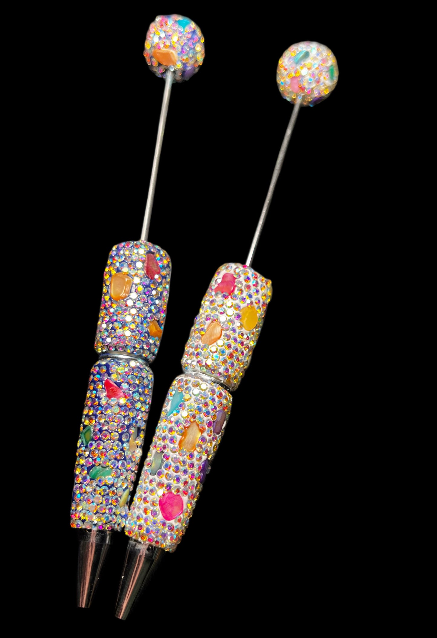 Fancy Stone Rhinestone Bead-able Pens