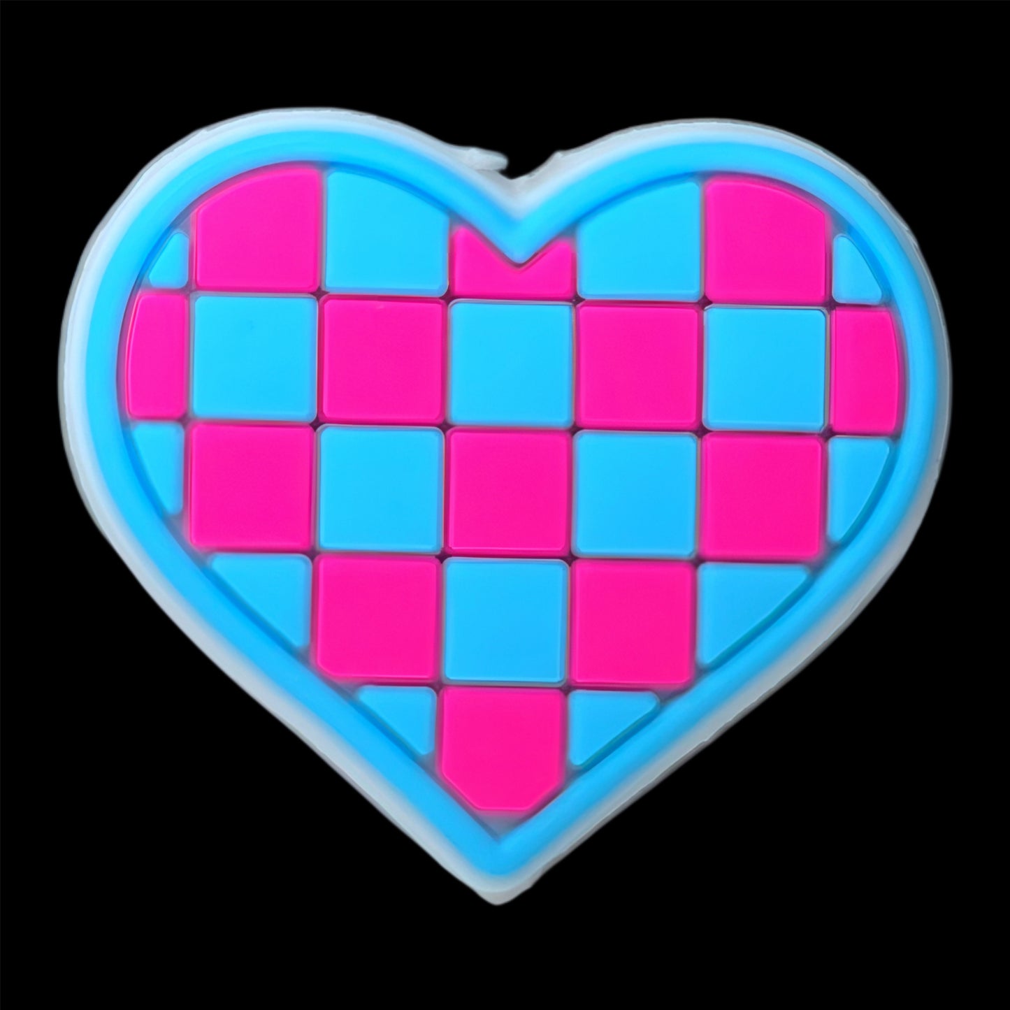 Checkered Heart Mix Focal