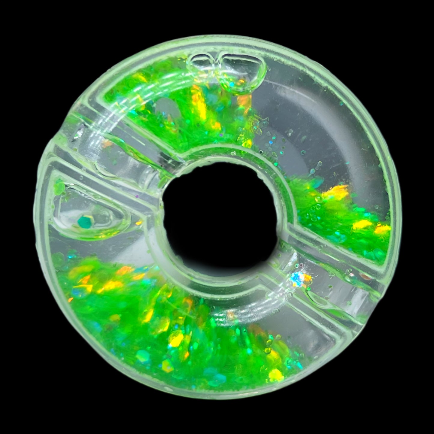 Water Donut Floaty Acrylic Bead Mix