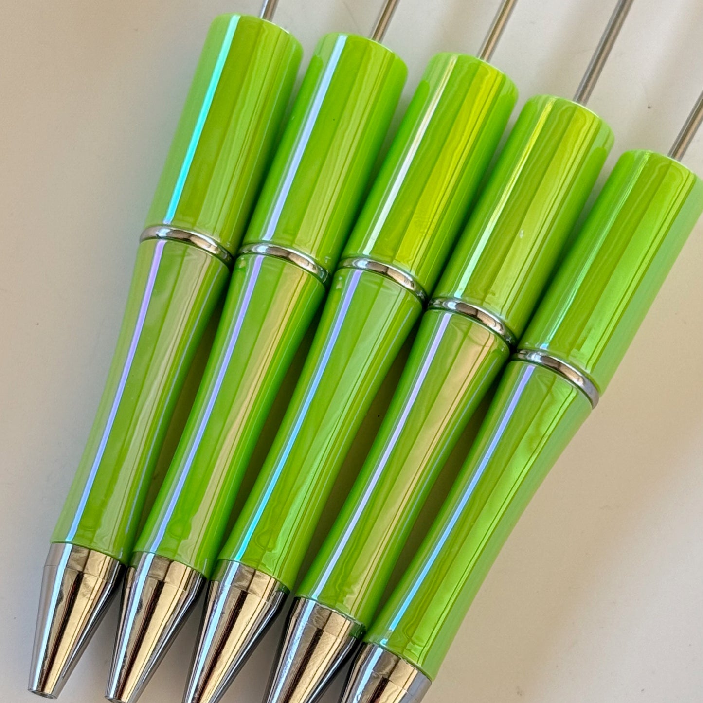 Opal Lime Green Beadable Pens