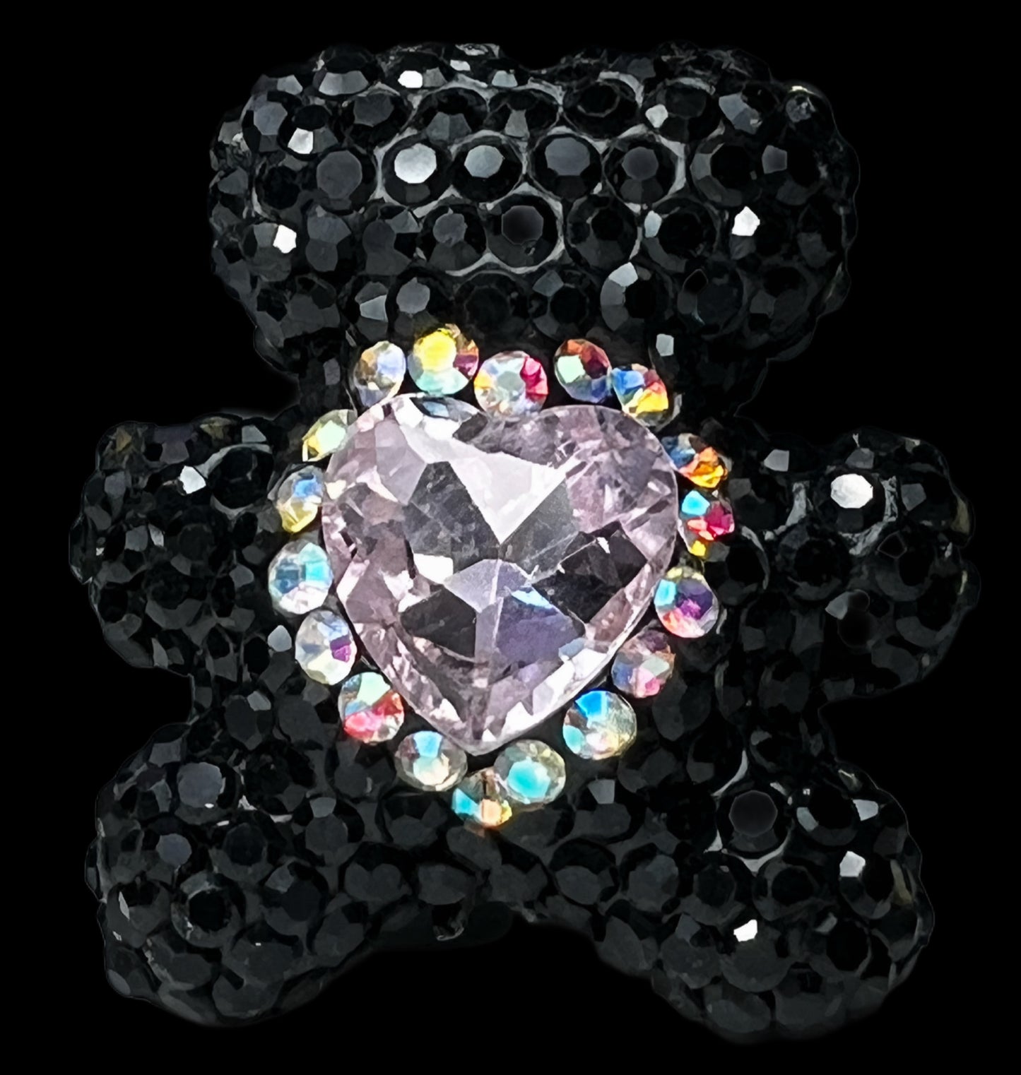 Teddy Bear Rhinestone Beads