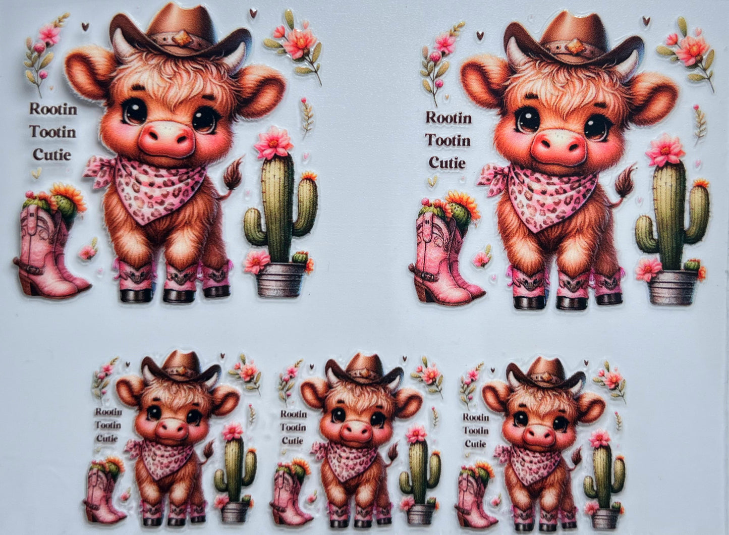 Mini Cup Wraps "WESTERN"