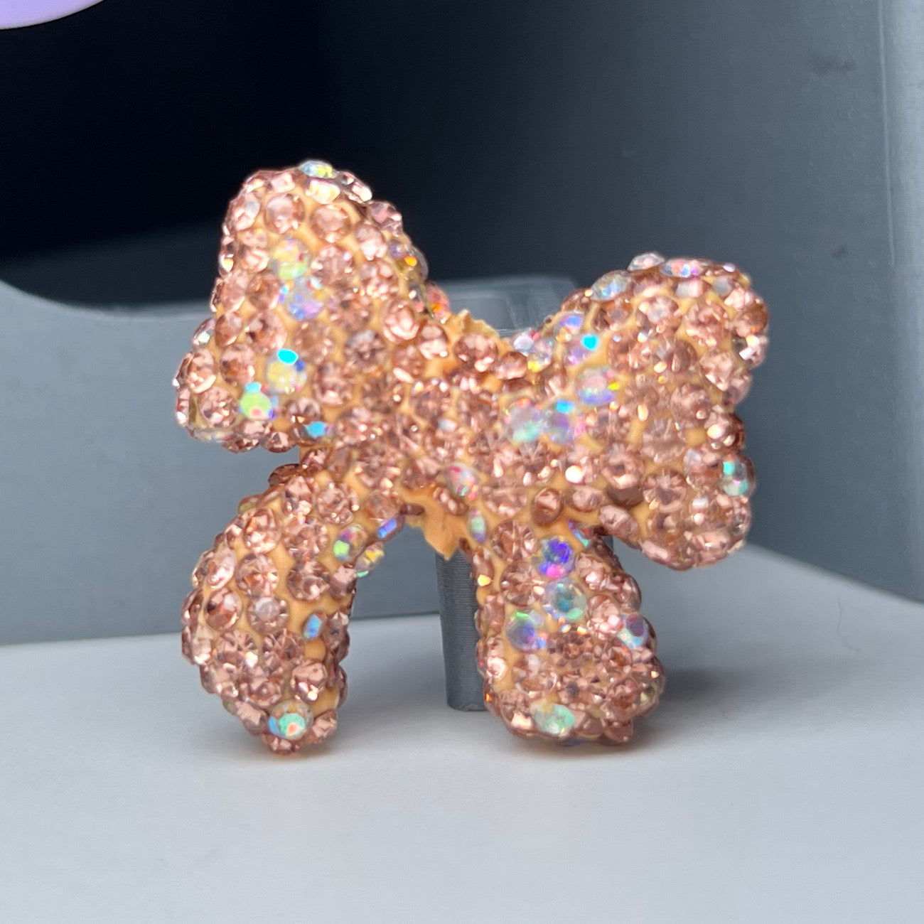 Bow Rhinestone Bead
