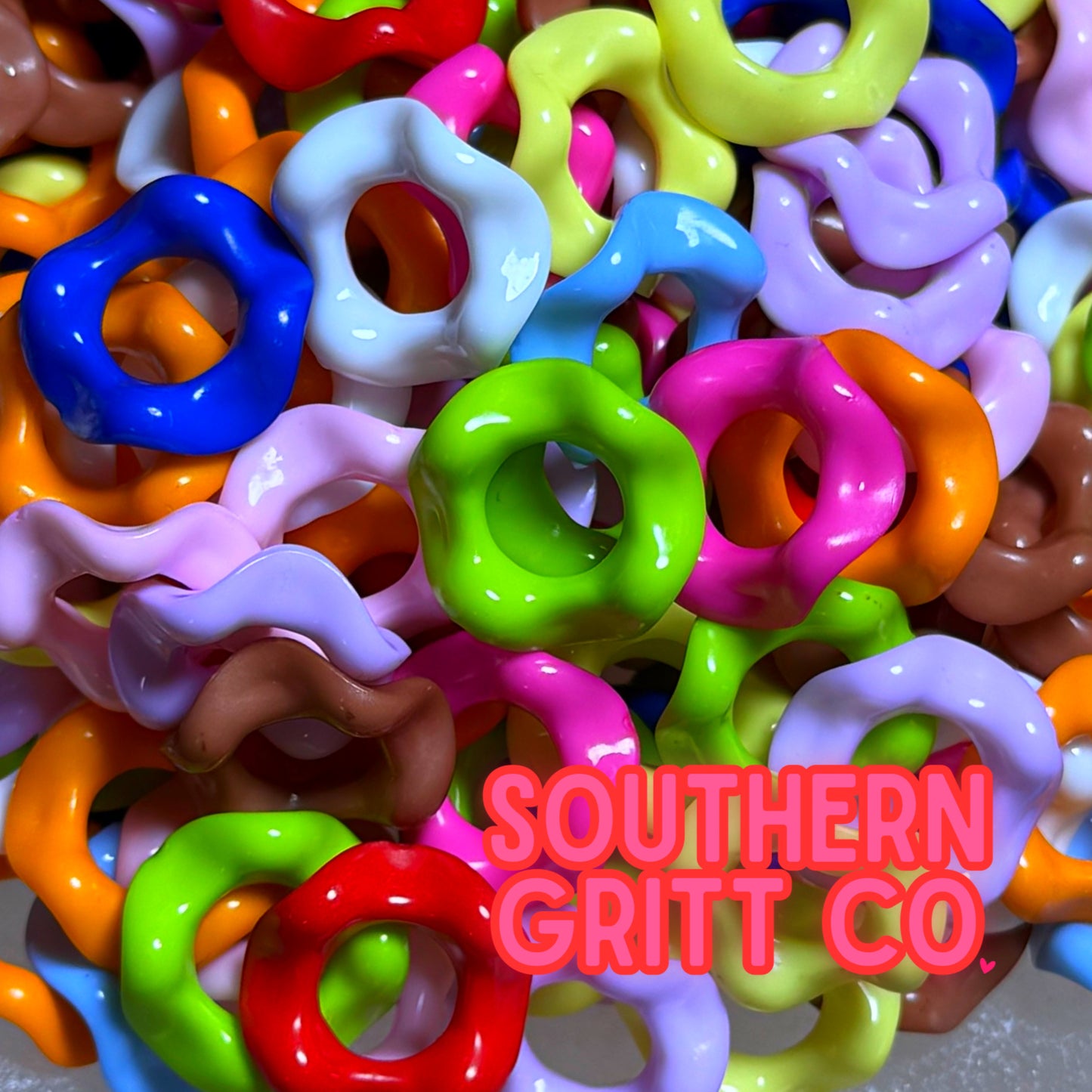 Solid 20mm Wavy Spacer Mix