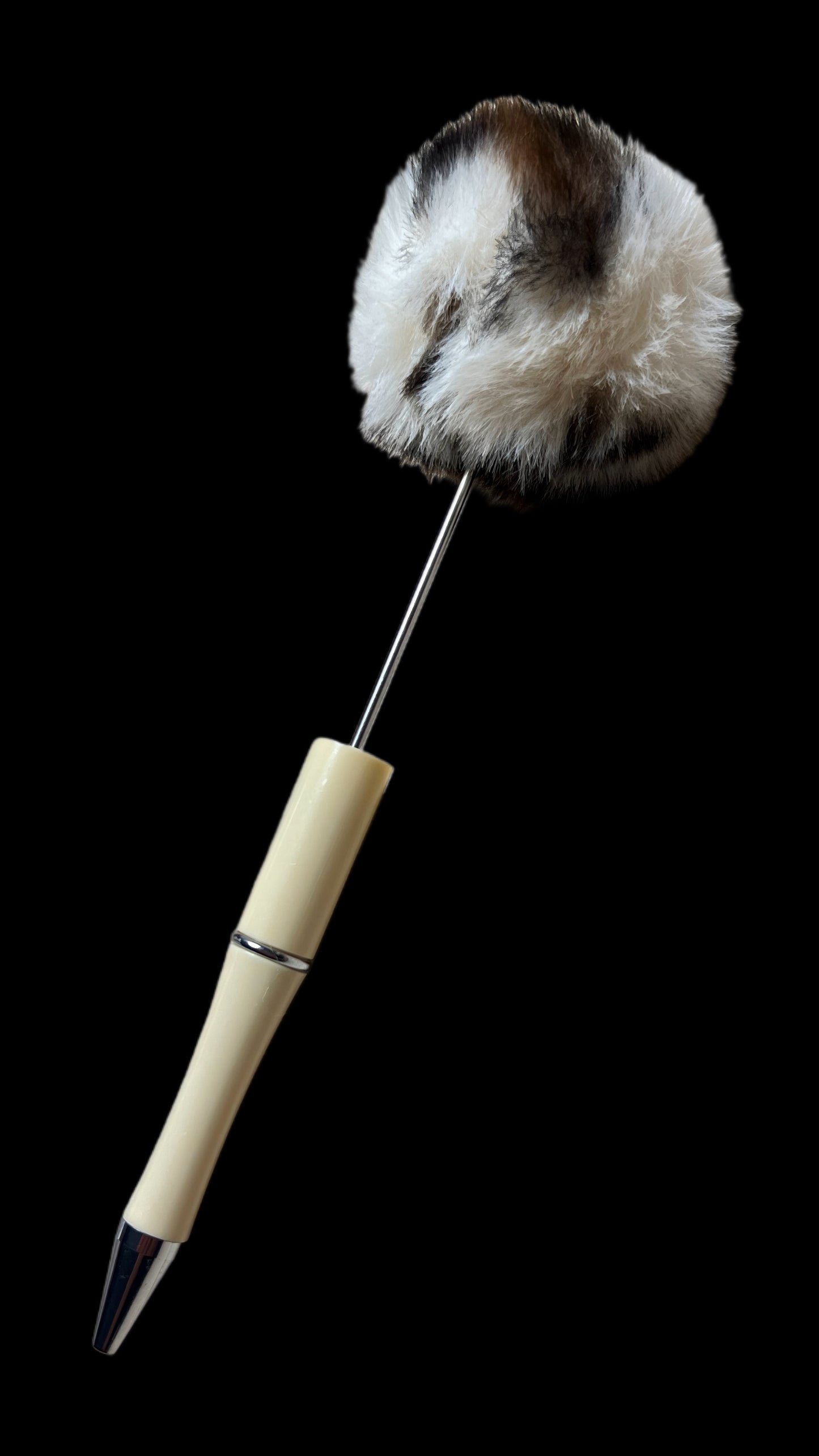 Fluffy Topper Bead-able Pen Mixed Colors