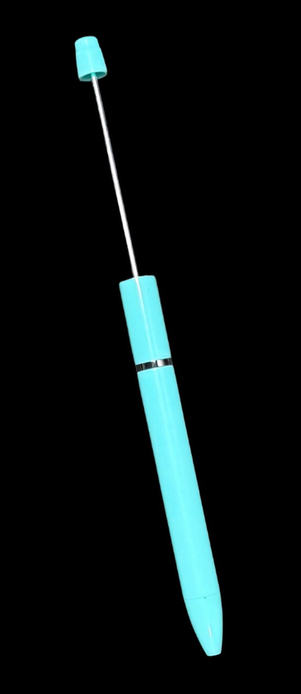 "Sky Blue" Bead-able NEW Pen Design