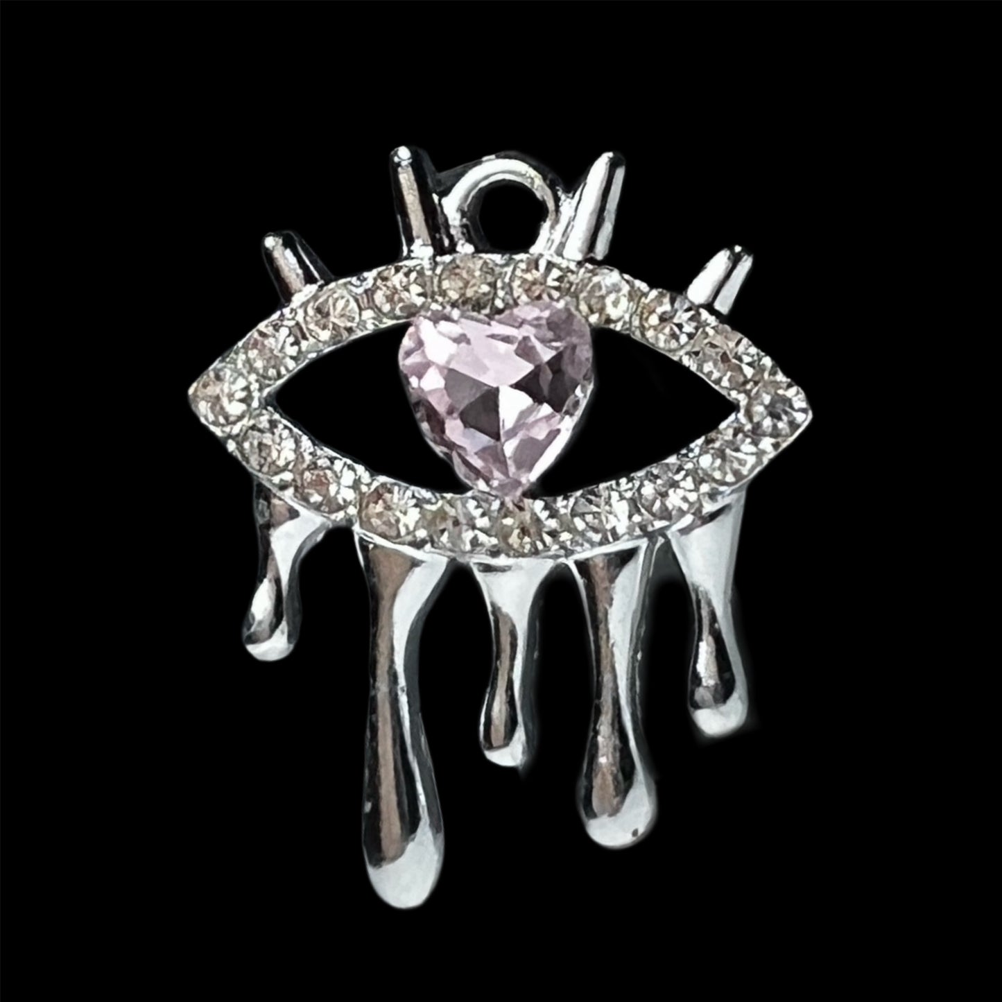 Gold Pink Evil Eye