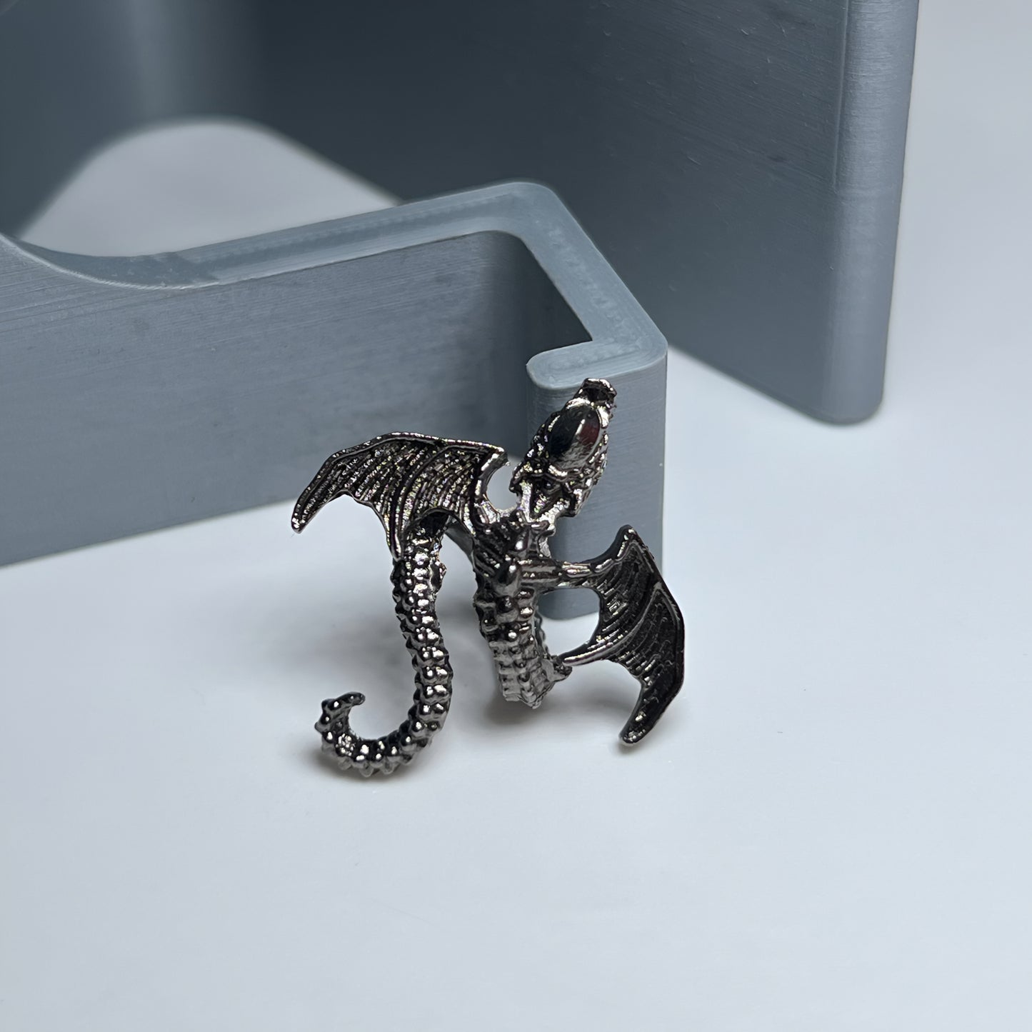 Dragon Wrapped Metal Charm