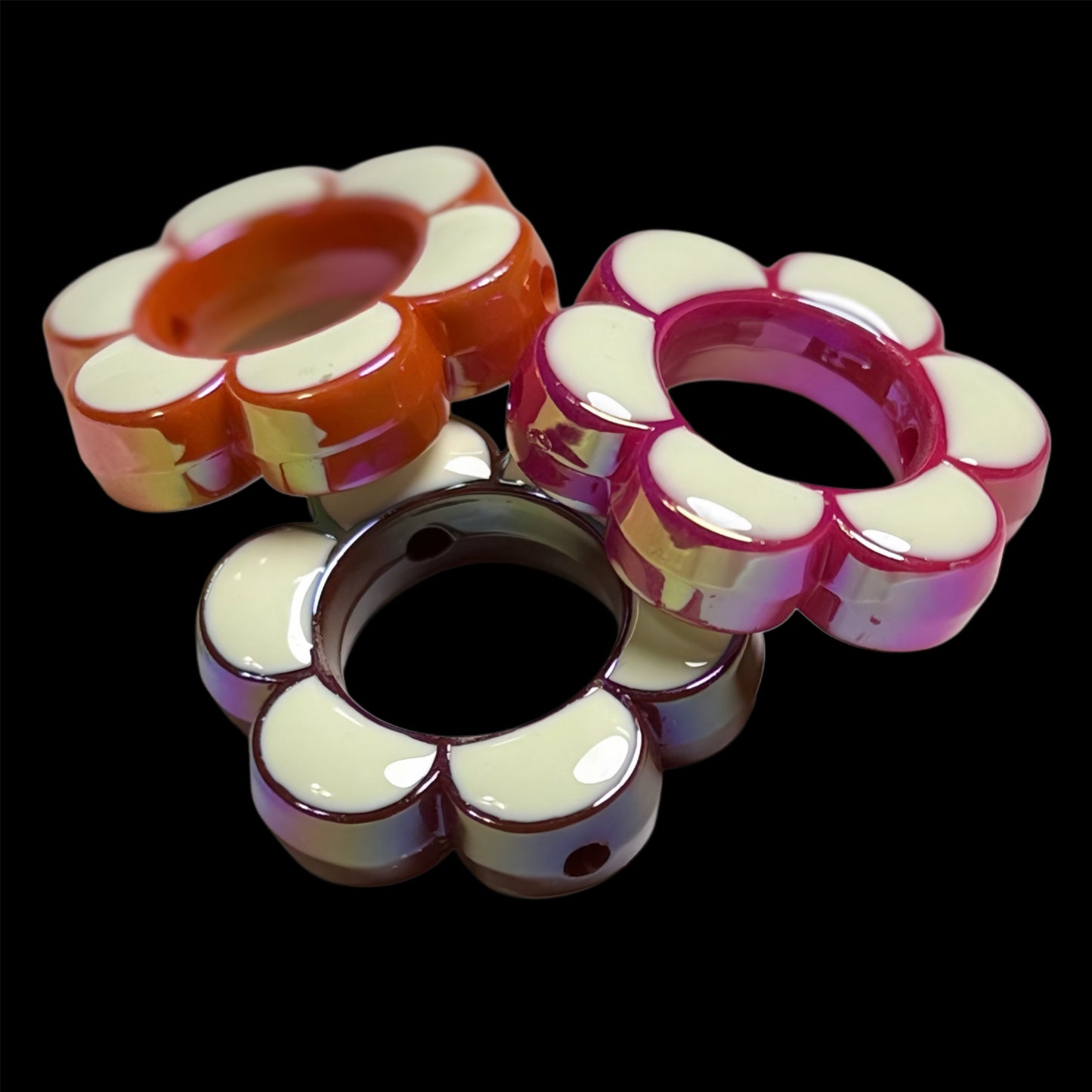 UV Mixed Color Acrylic Flower Frames