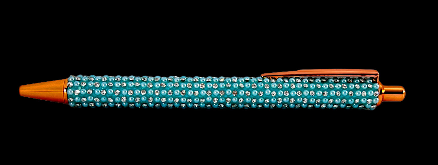 Pearl Rhinestone Pen