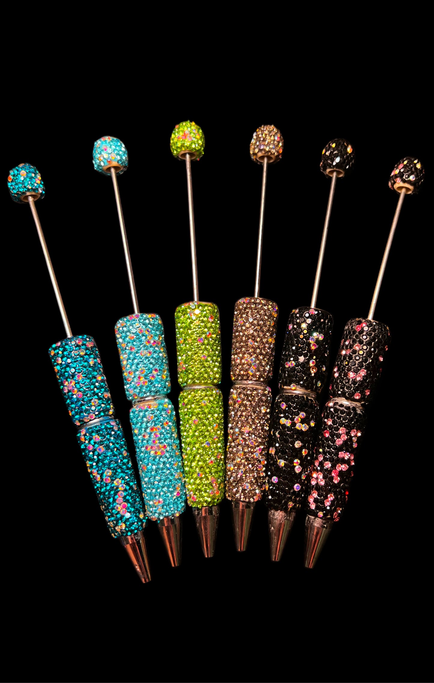 Fancy "AB" Rhinestone Bead-able Pens #2