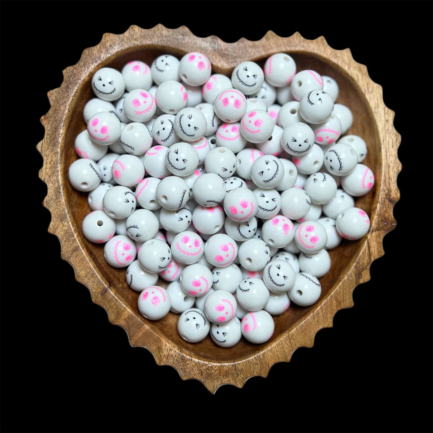 LaBubu Acrylic Printed Bead Mix