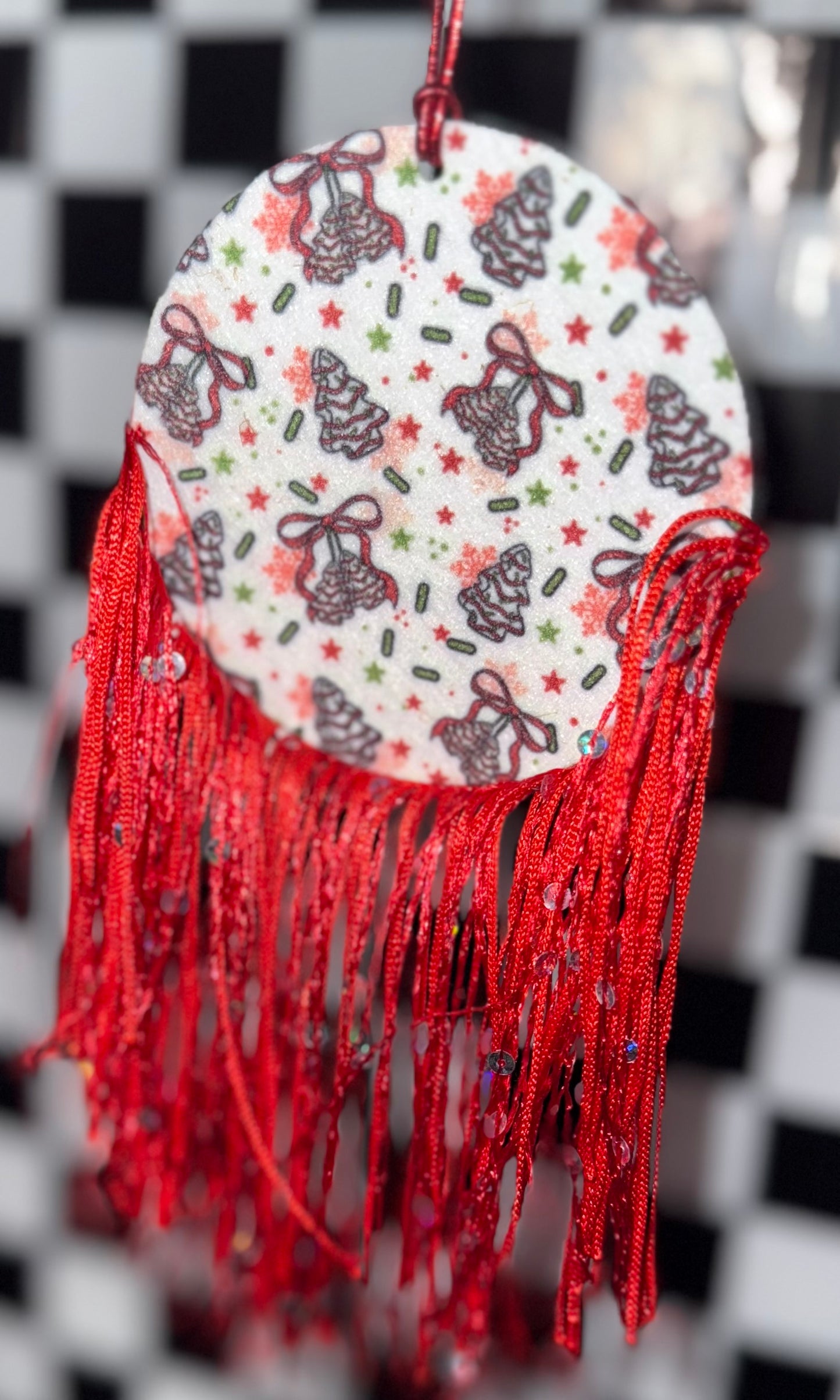 Sweet Cherry Cakes Felt Freshie