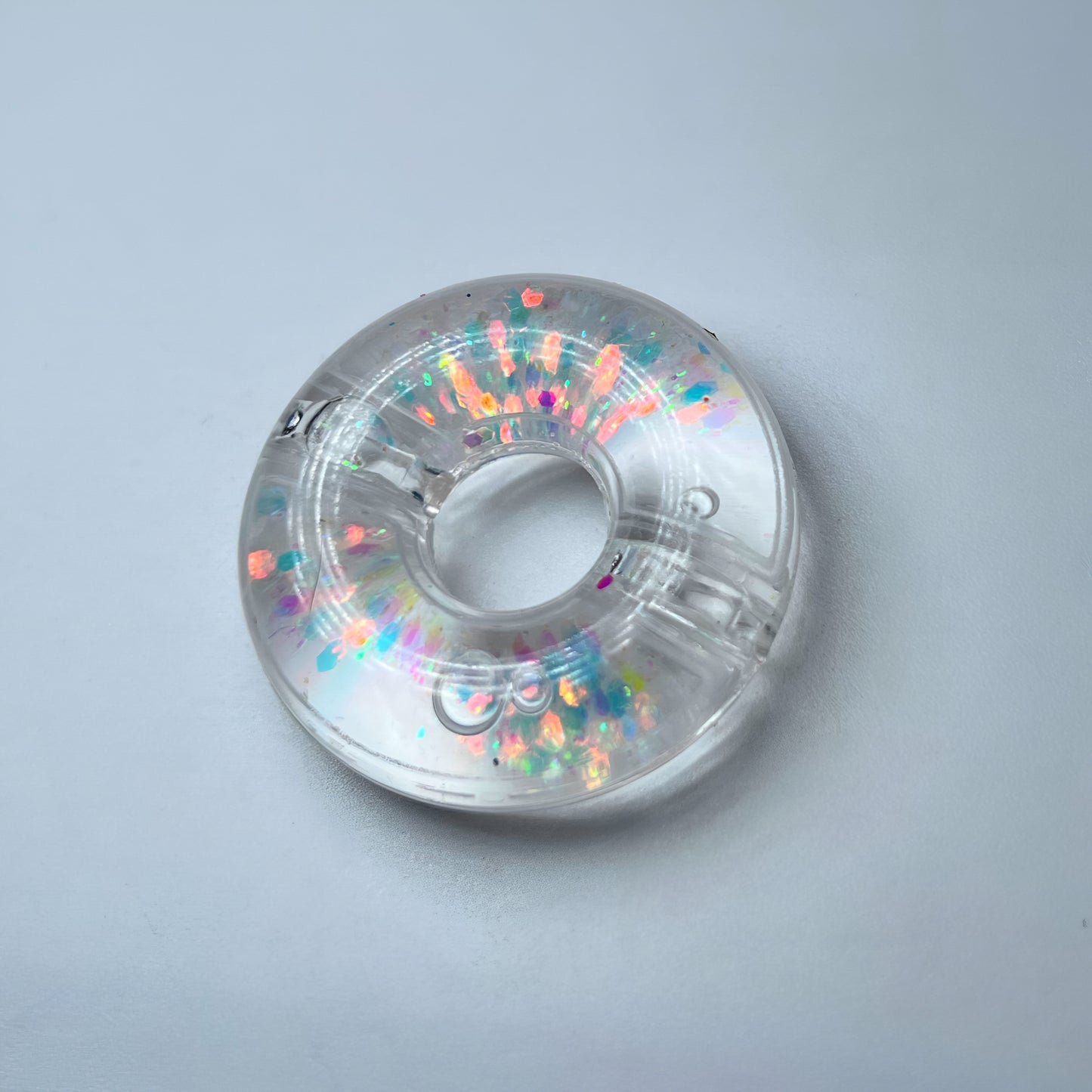 Water Donut Floaty Acrylic Bead Mix