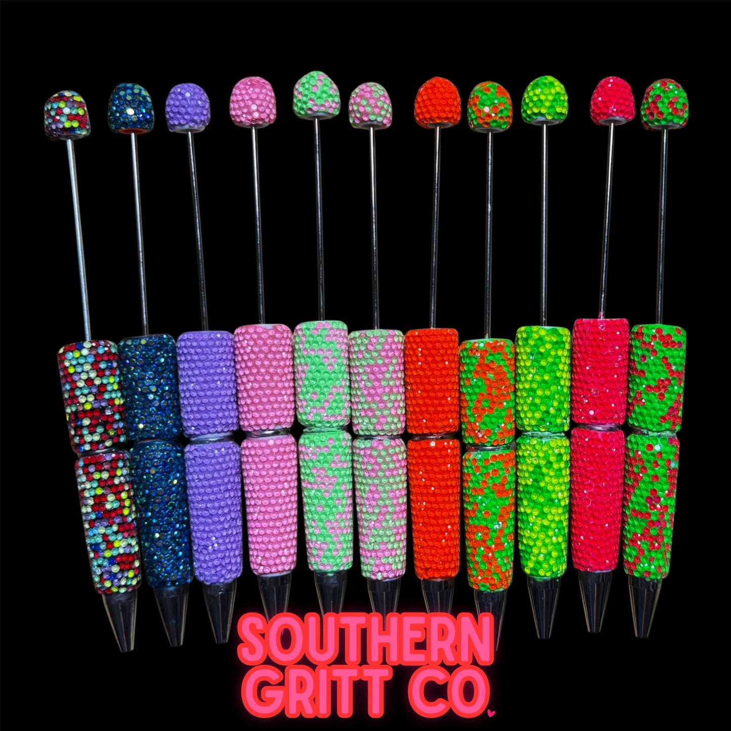 Fancy Rhinestone Bead-able Pens