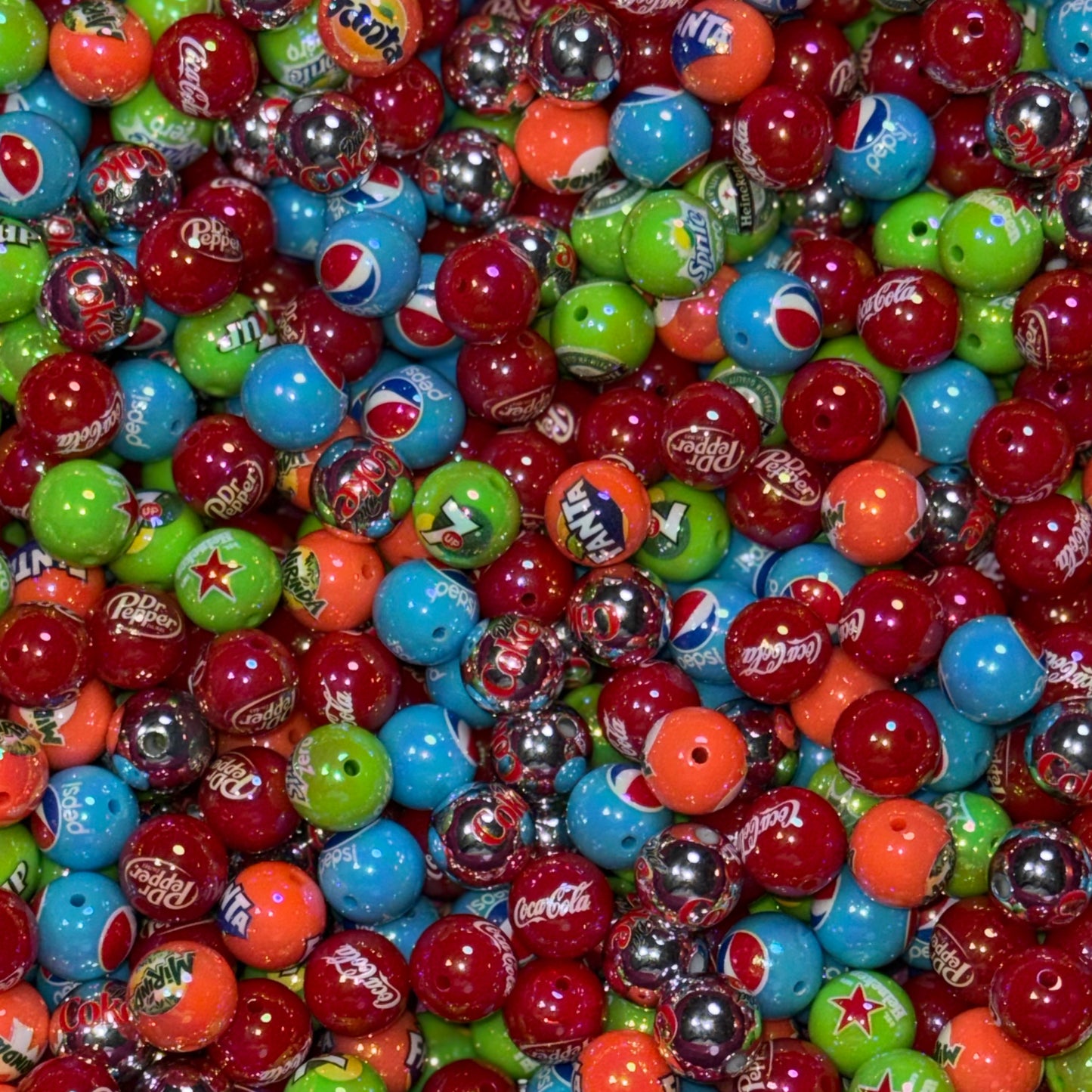 Drink Acrylic Bead Mix