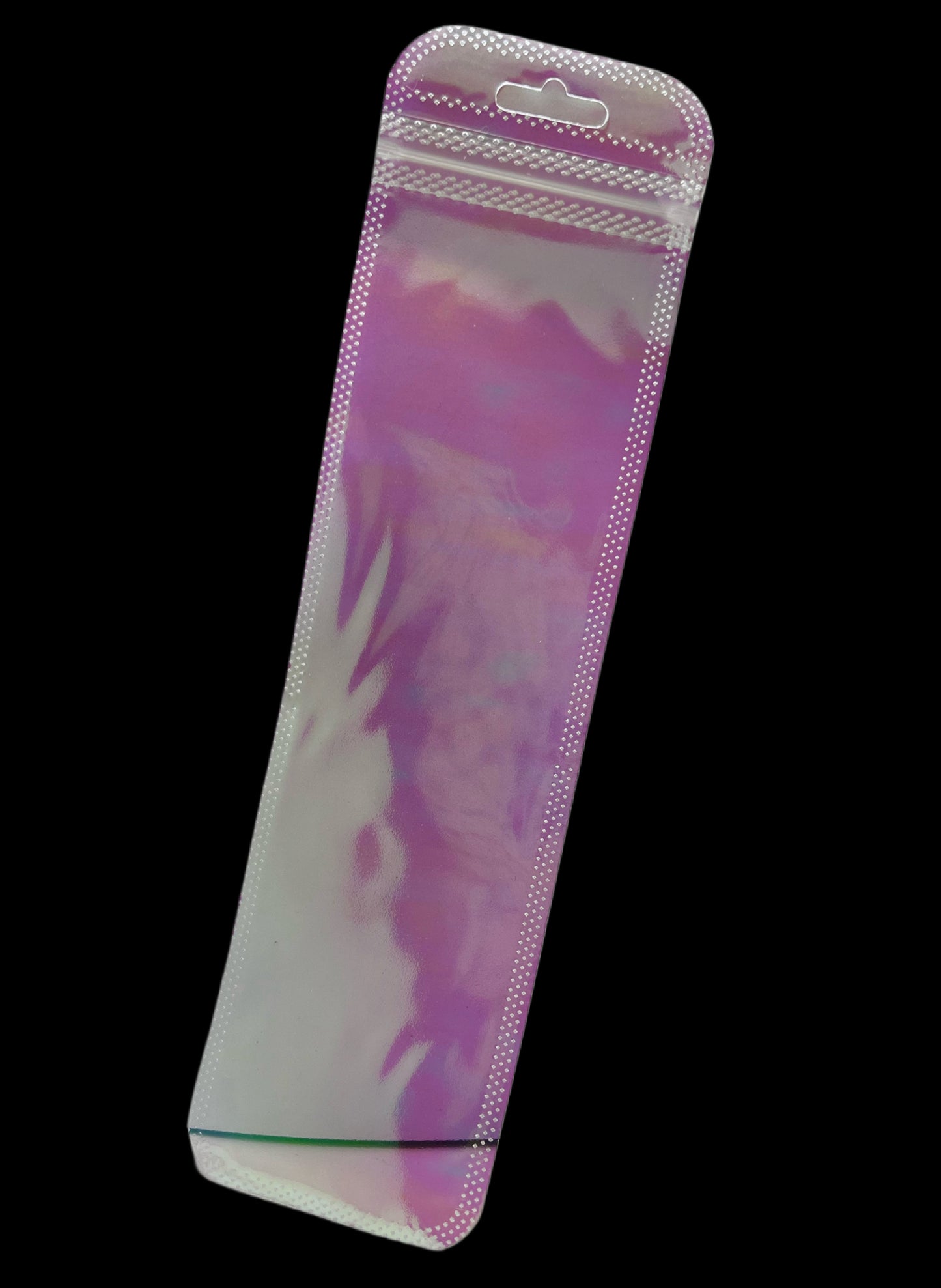 Pink Holo Pen Zip Bags