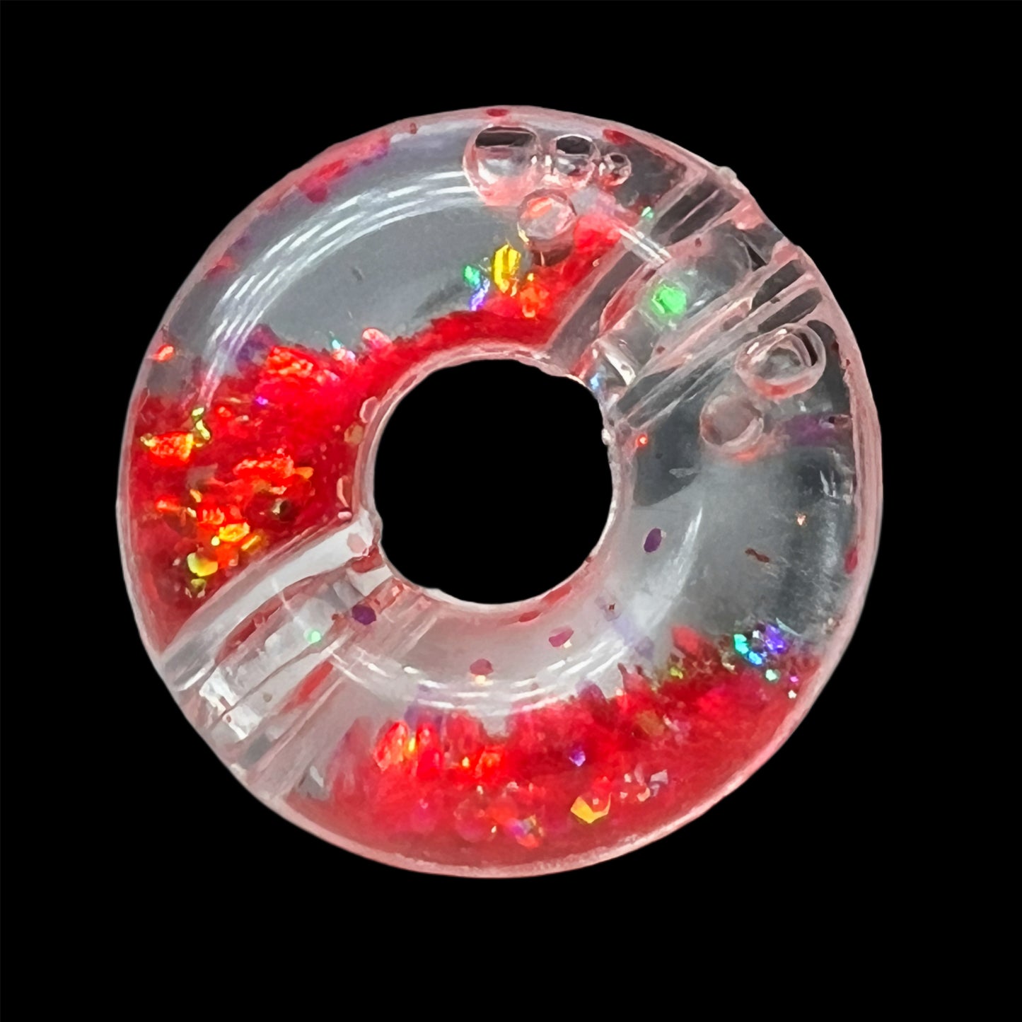 Water Donut Floaty Acrylic Bead Mix