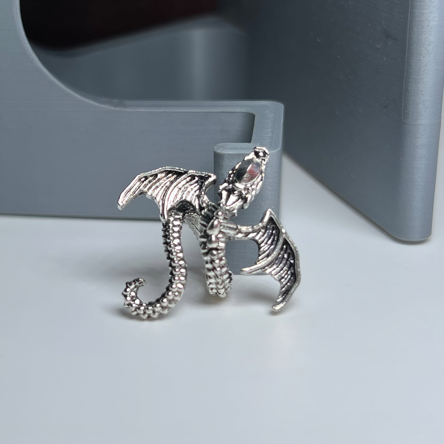 Dragon Wrapped Metal Charm