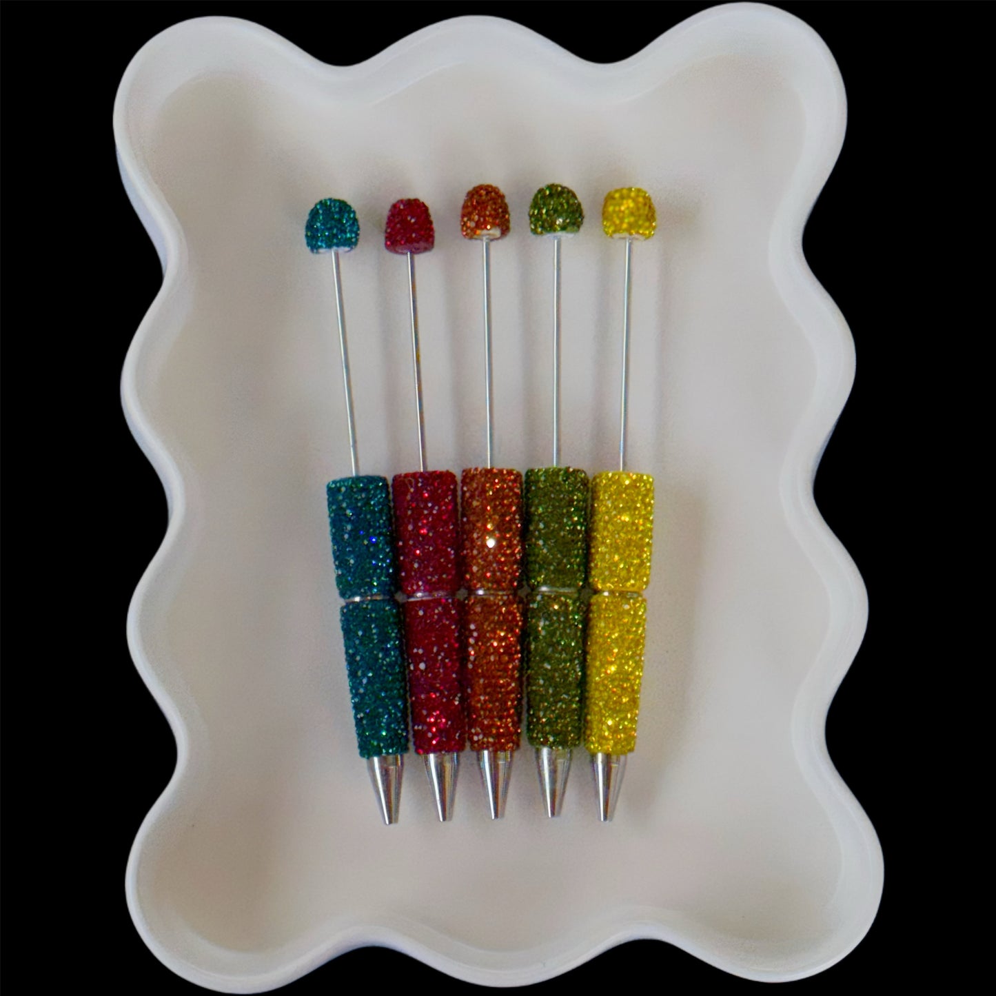 Fancy Rhinestone Bead-able Pens #8