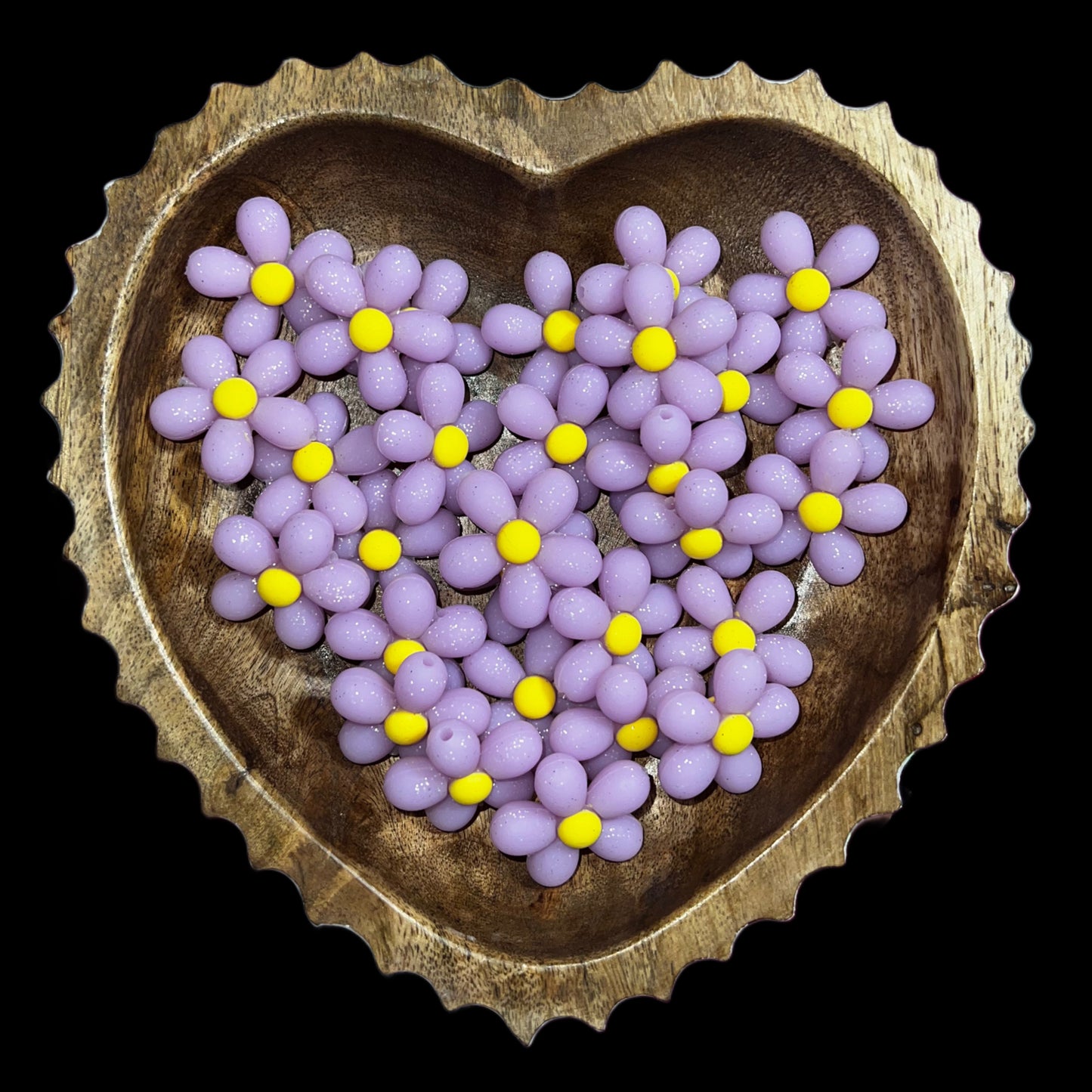 3D Purple Daisy (GLOW)