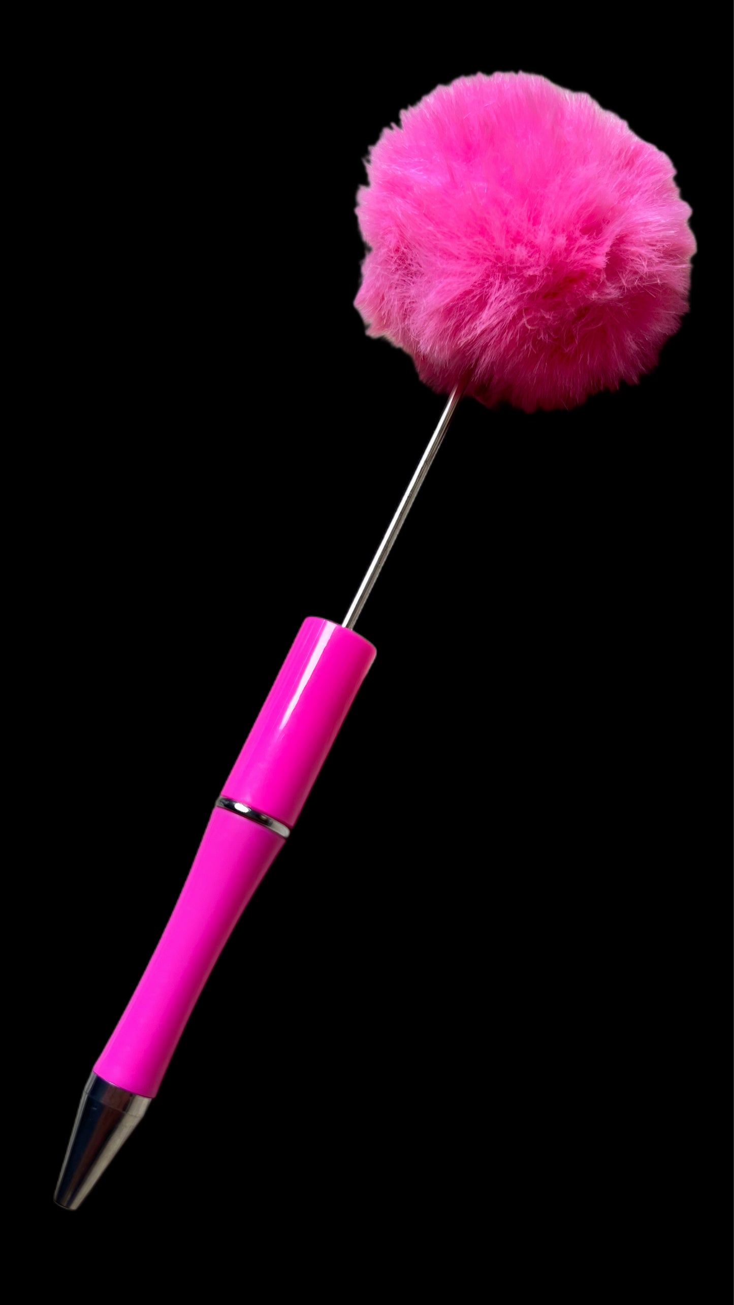 Fluffy Topper Bead-able Pen Mixed Colors