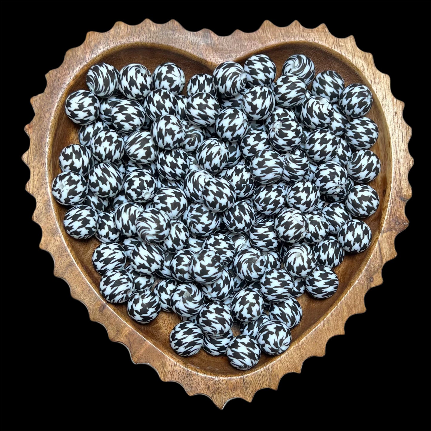 Toothhound Silicone 15mm Printed Bead