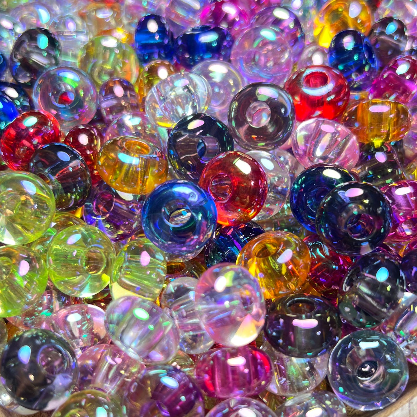 Acrylic Clear Neon Spacer Mix