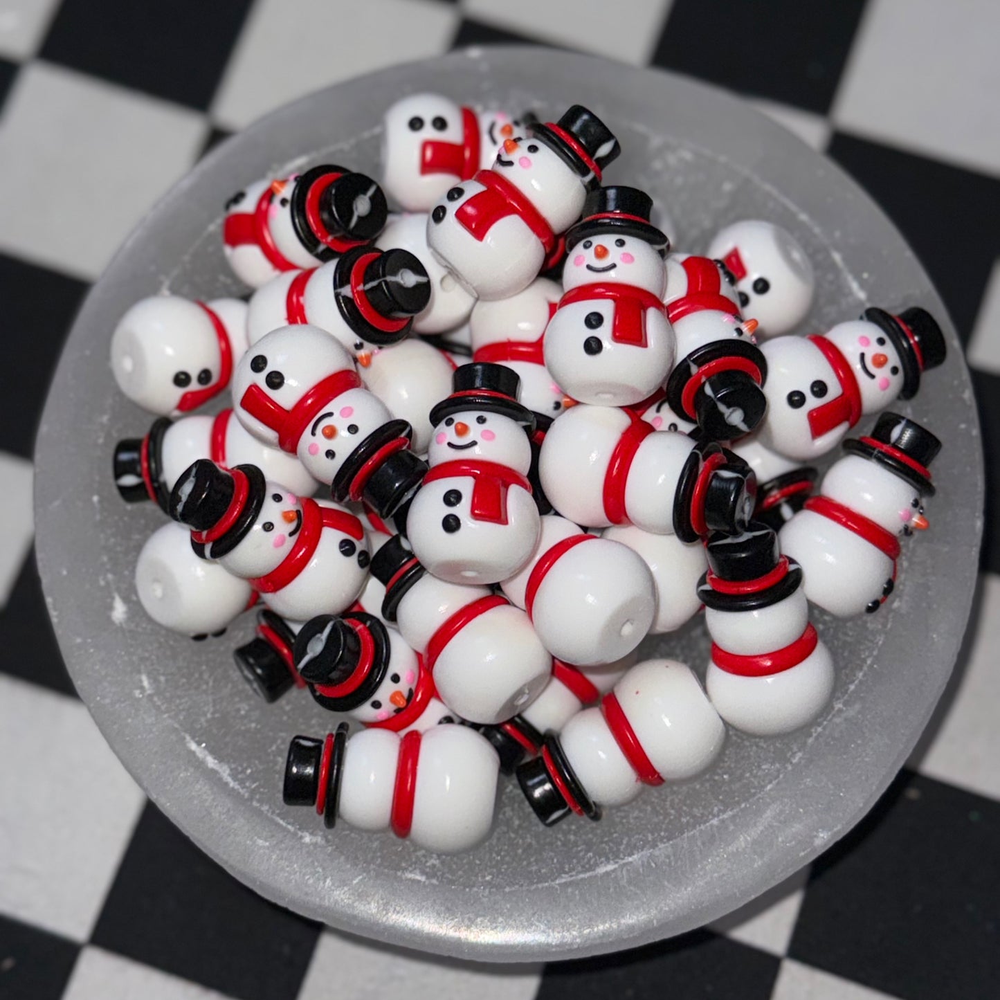 3D Top Hat Snowman Focal Mix