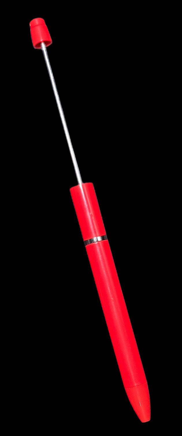 "Red" Bead-able NEW Pen Design