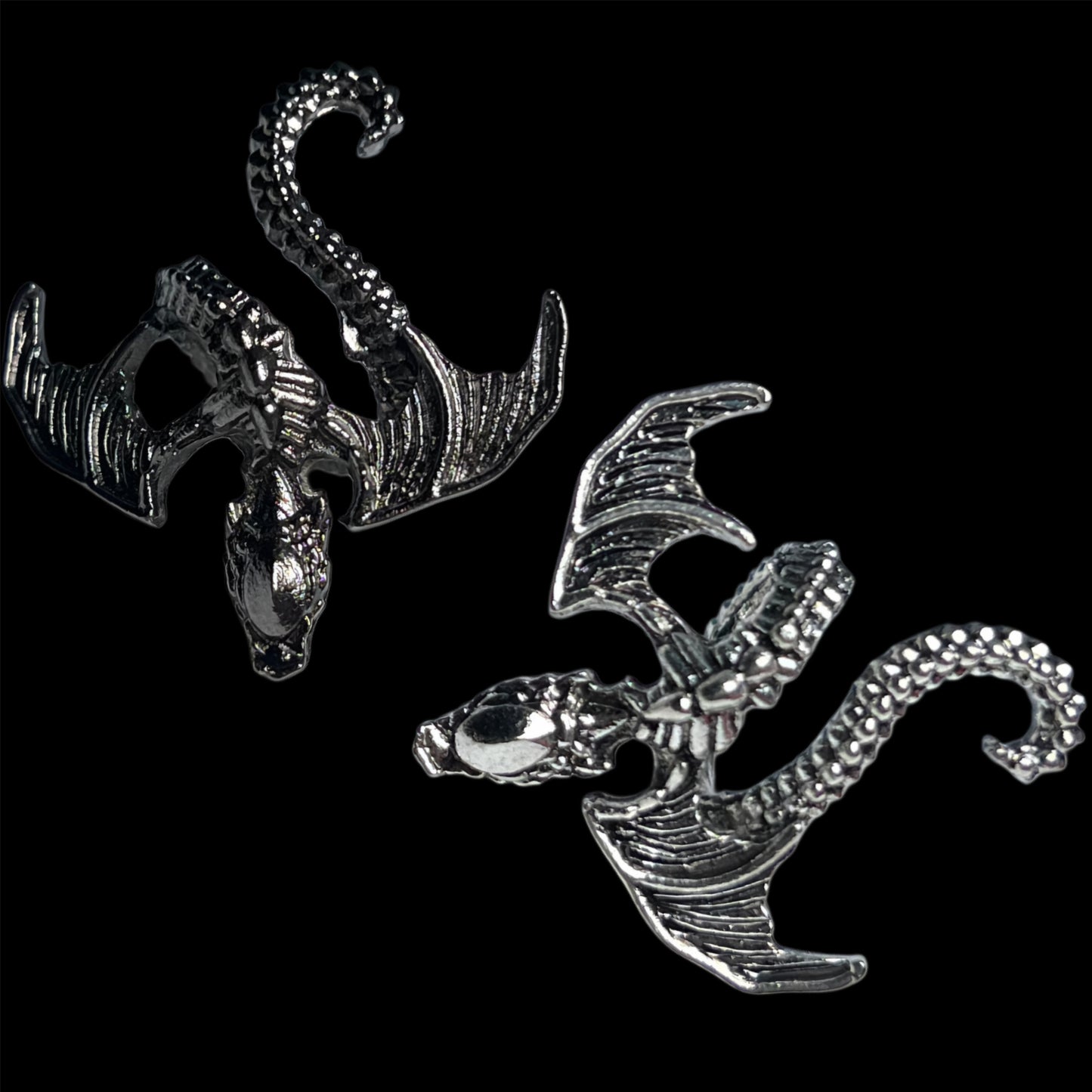 Dragon Wrapped Metal Charm