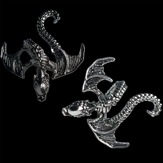 Dragon Wrapped Metal Charm