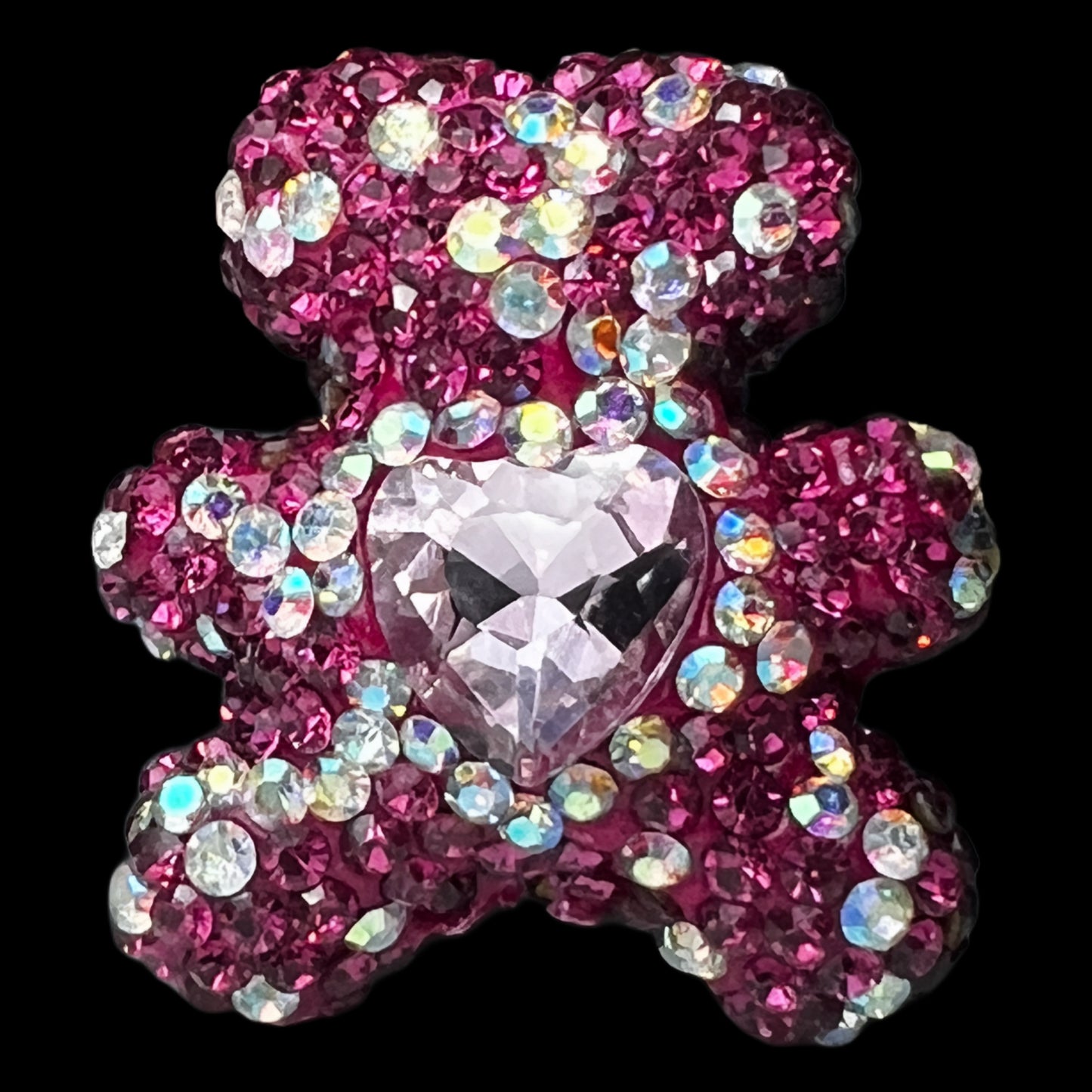 Teddy Bear Rhinestone Beads