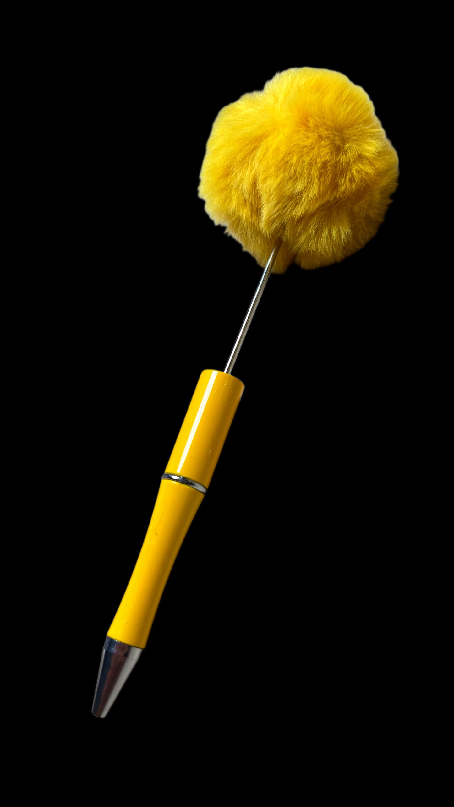 Fluffy Topper Bead-able Pen Mixed Colors