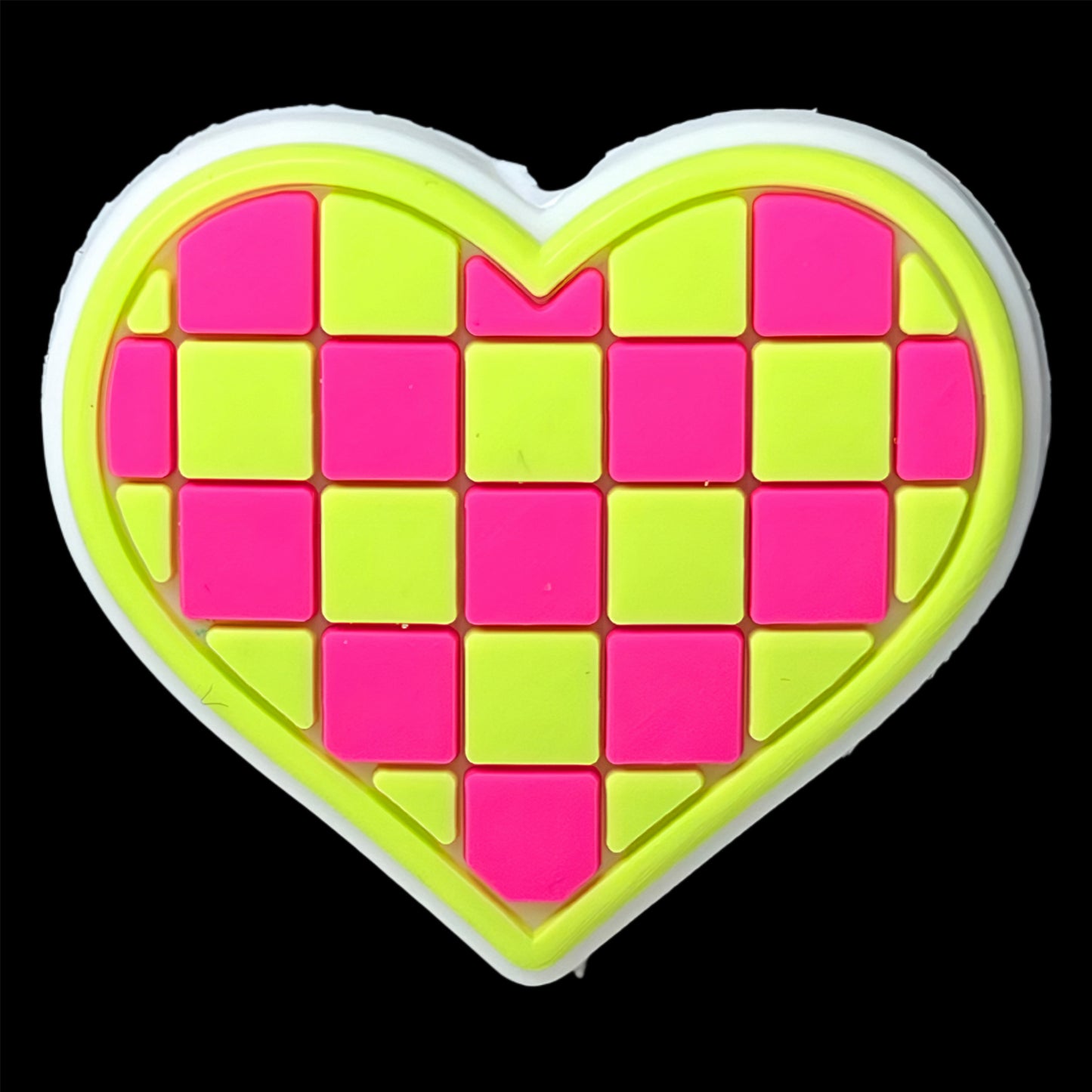 Checkered Heart Mix Focal