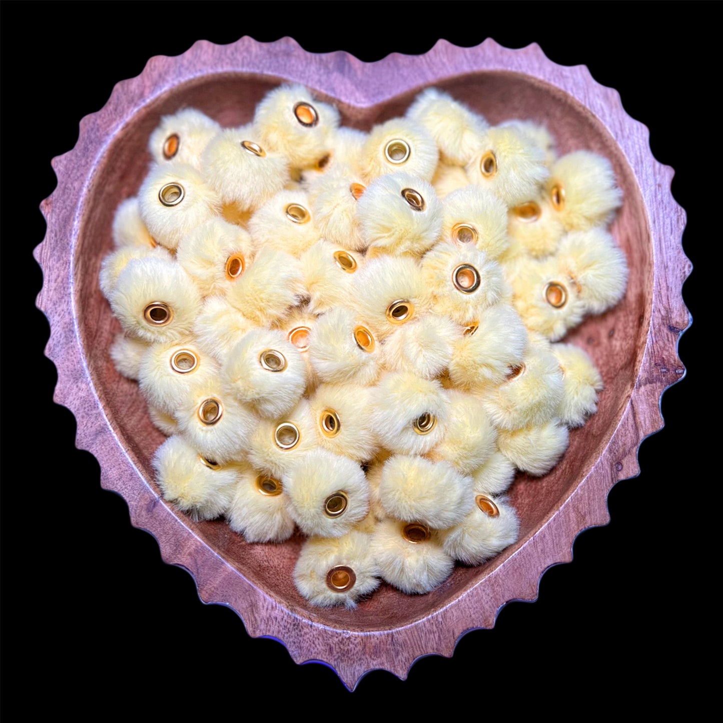 Fuzzy Spacer Beads